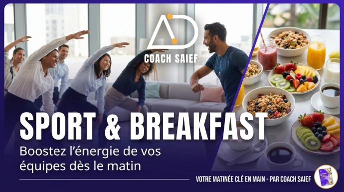 Boostez la cohésion de vos équipes dès le début de la journée avec notre concept exclusif en entreprise.